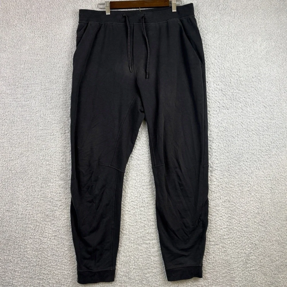 Lululemon Joggers Mens XL Black City Sweat Tapered Pant Athleisure Training